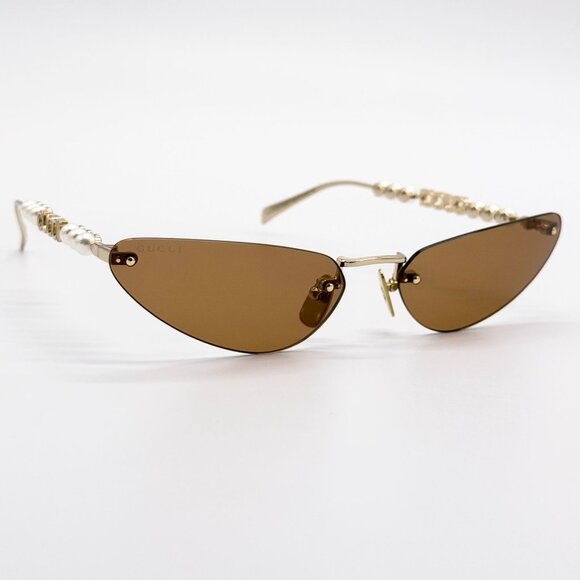 NEW GUCCI SUNGLASSES GOLD WOMEN CAT EYE EYEWEAR GUCCI GG1920S 003 main image 13